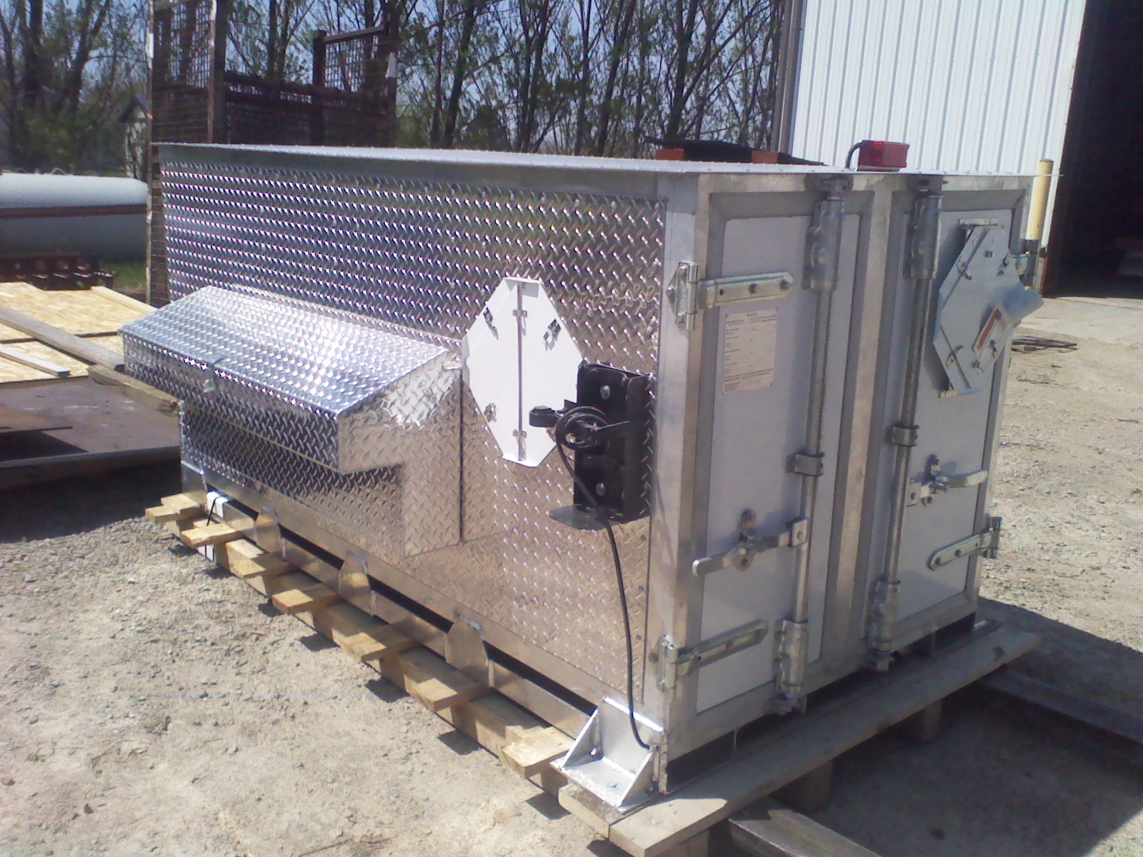 Custom Haz-Mat storage unit for truck