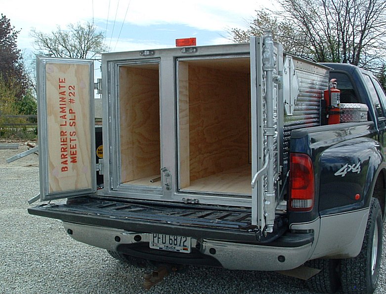 Slide-in Unit with HazMat box on left